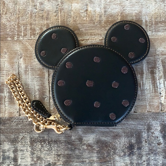 Coach Handbags - Disney Coach Minnie Mouse Black coin purse